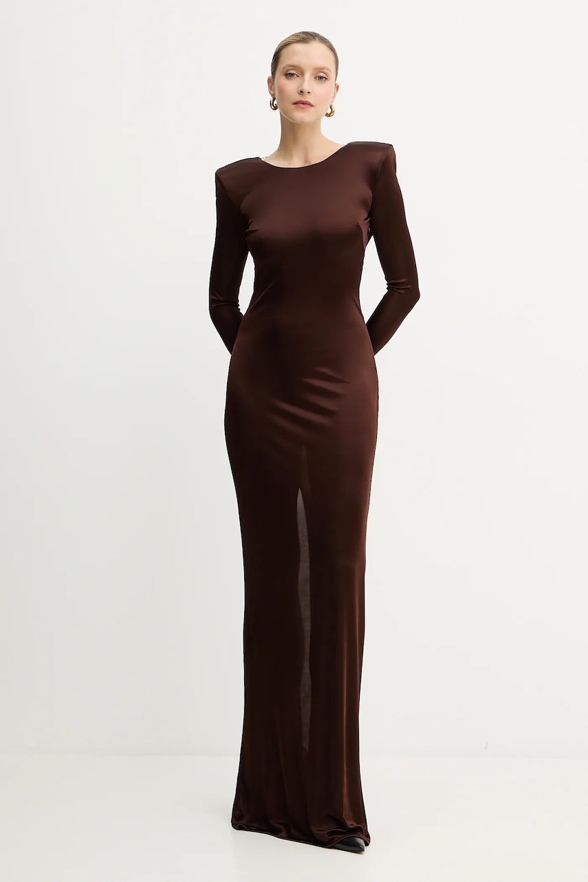 Elisabetta Franchi rochie culoarea maro