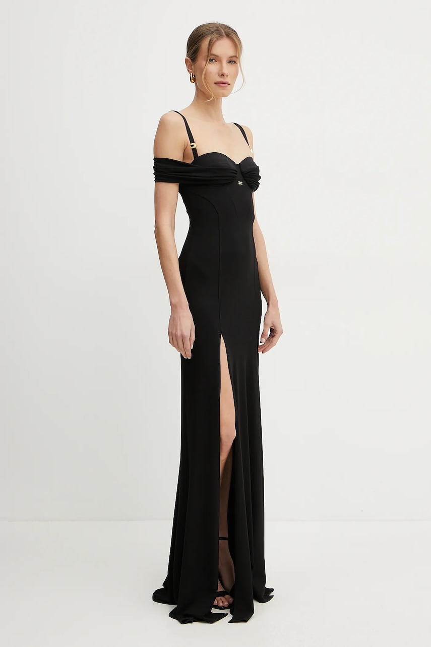 Elisabetta Franchi rochie culoarea negru