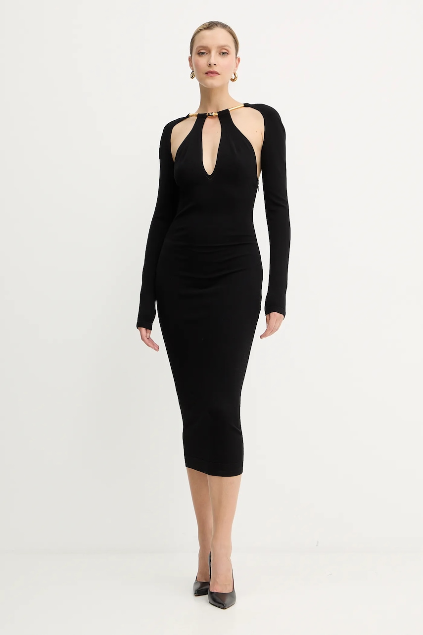 Elisabetta Franchi rochie culoarea negru