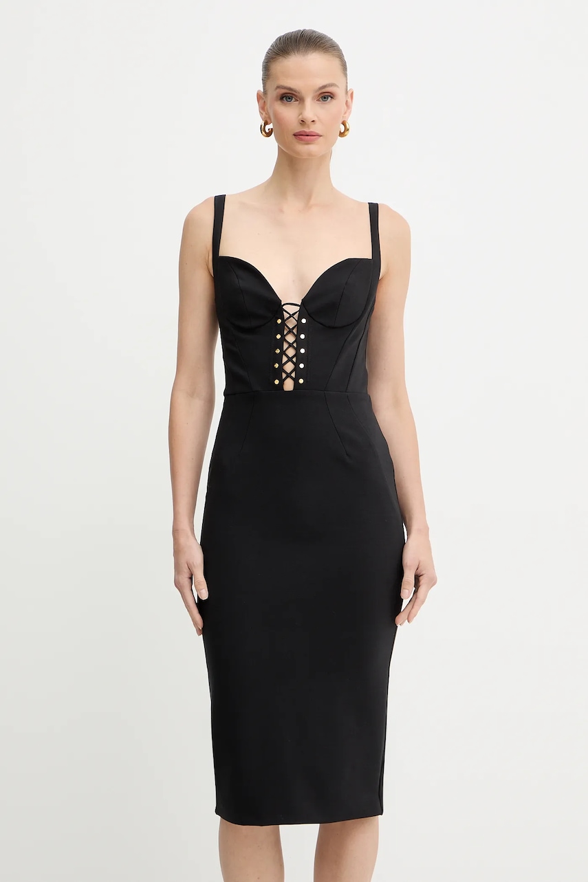 Elisabetta Franchi rochie culoarea negru
