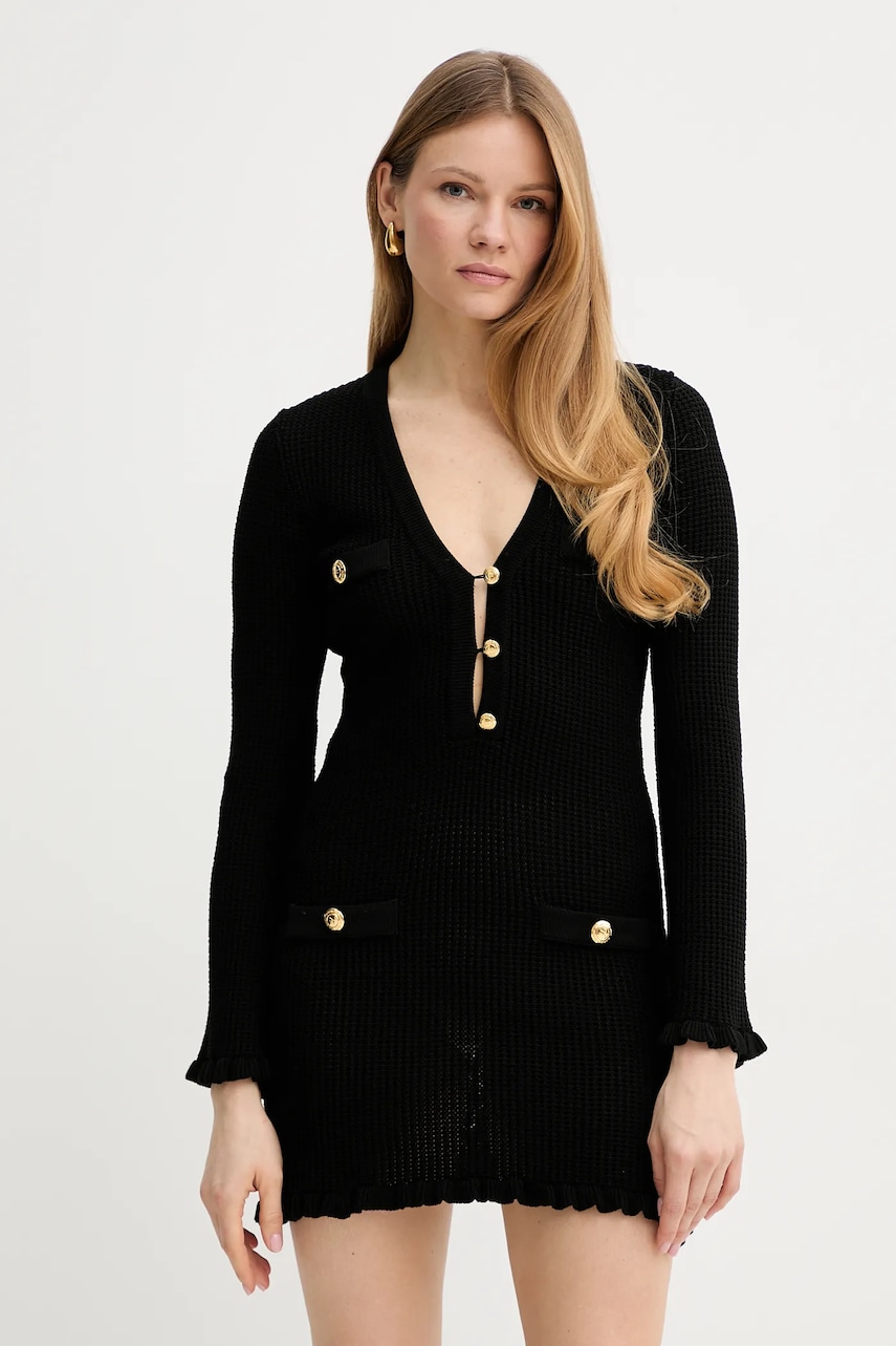 Elisabetta Franchi rochie culoarea negru