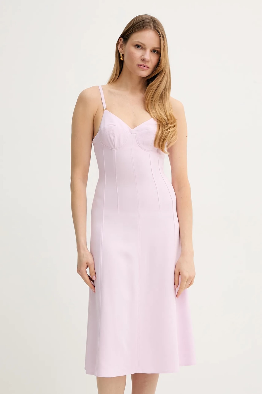 Elisabetta Franchi rochie culoarea roz