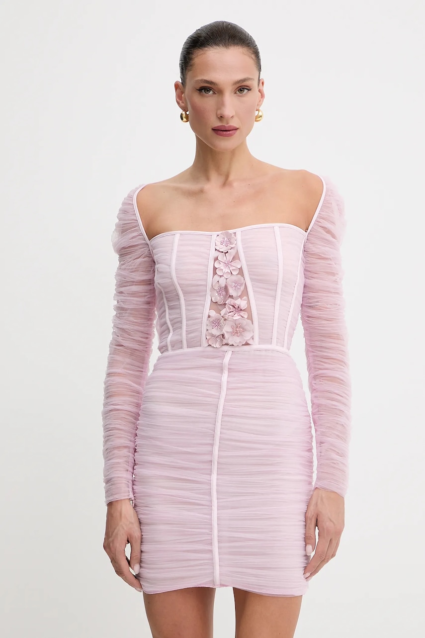 Elisabetta Franchi rochie culoarea roz