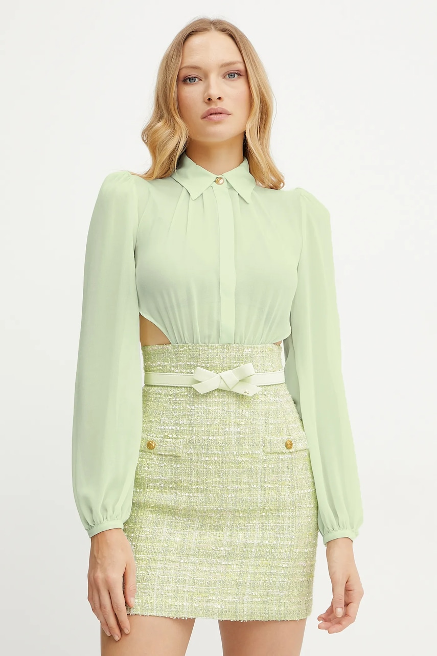 Elisabetta Franchi rochie culoarea turcoaz