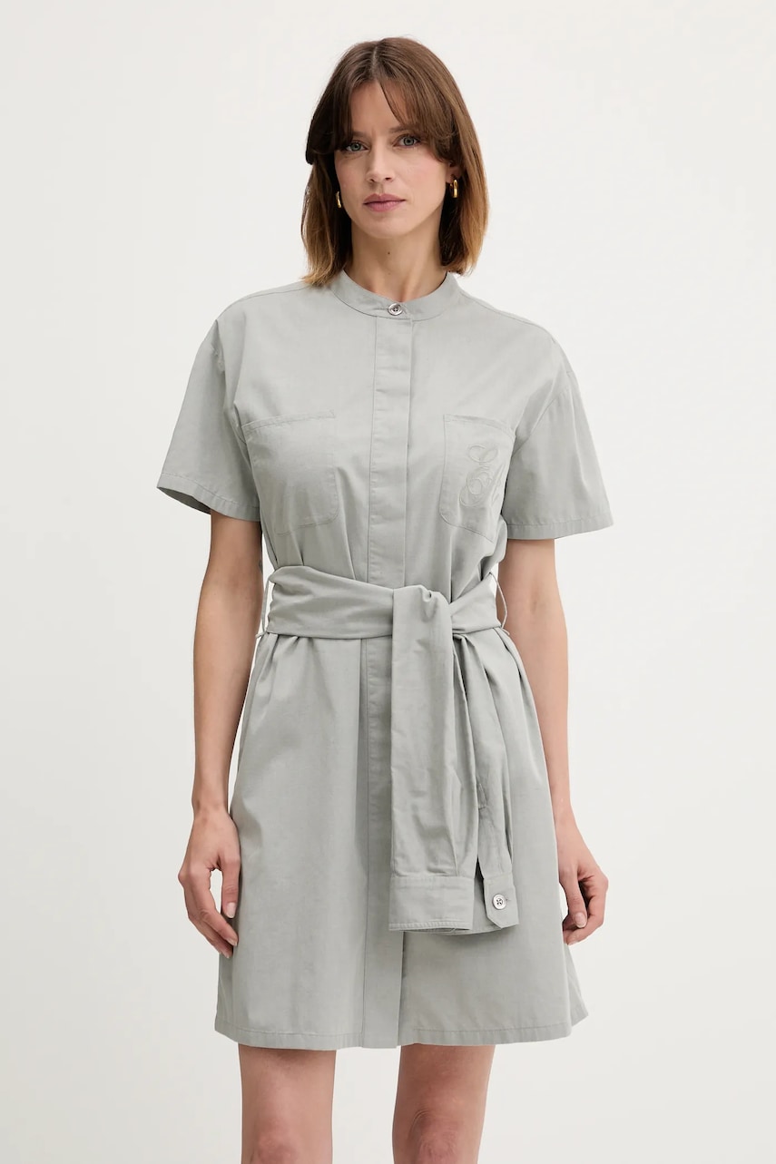 Emporio Armani rochie culoarea gri