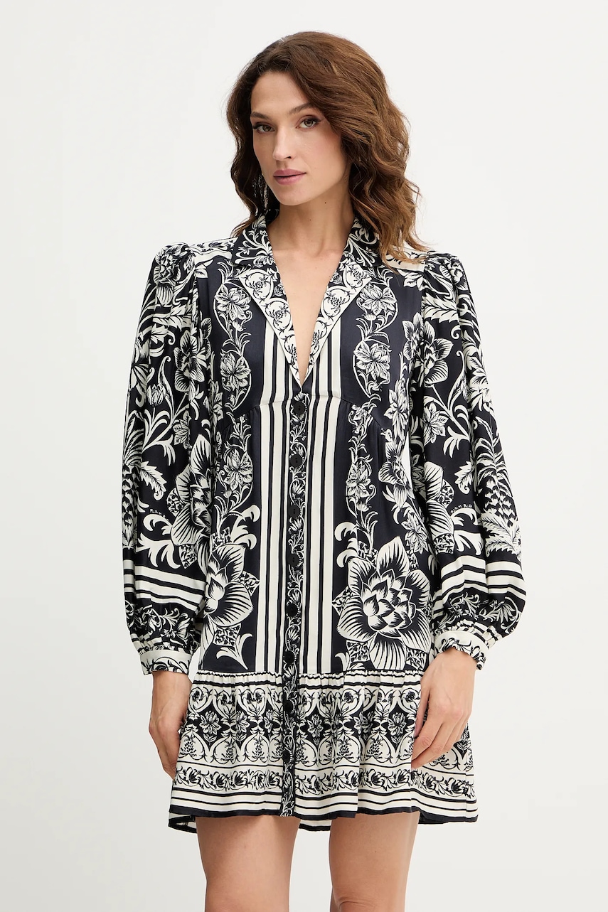 Farm Rio rochie culoarea negru