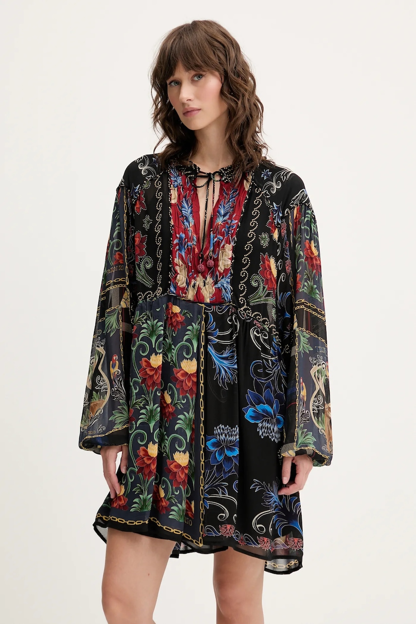 Farm Rio rochie culoarea negru