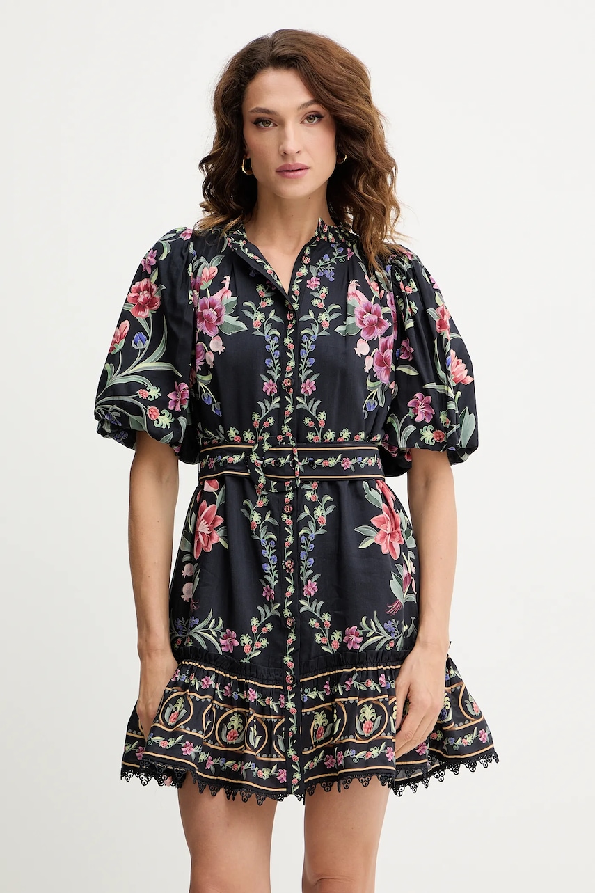 Farm Rio rochie culoarea negru