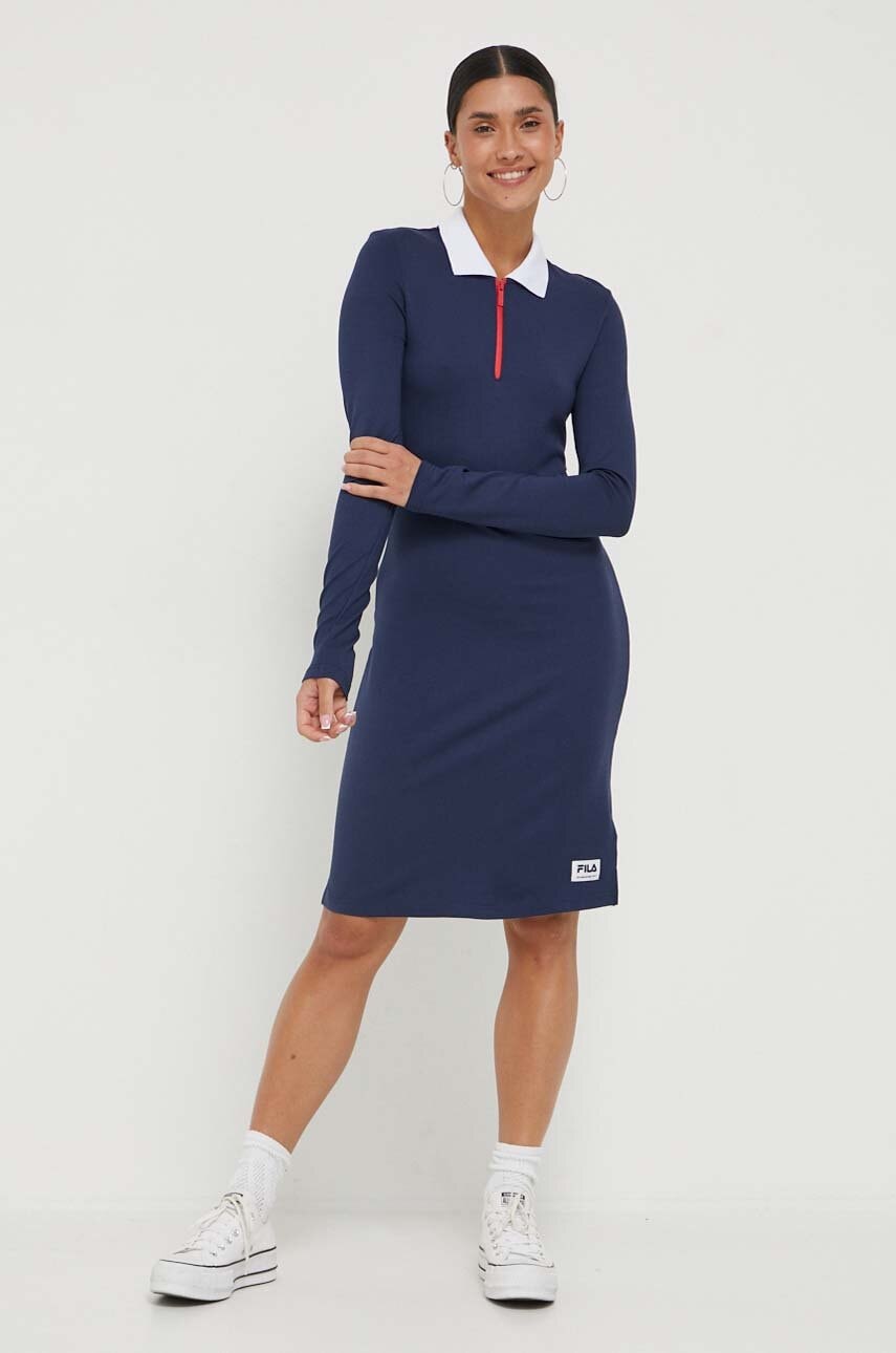 Fila rochie culoarea bleumarin