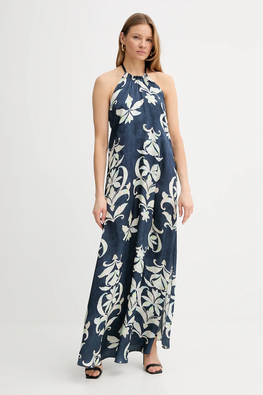 Forte Forte rochie culoarea bleumarin