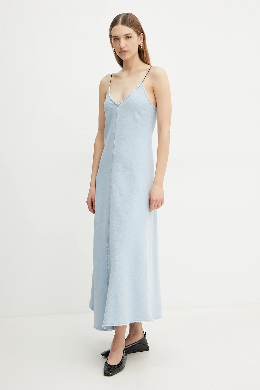 Forte Forte rochie din denim midi