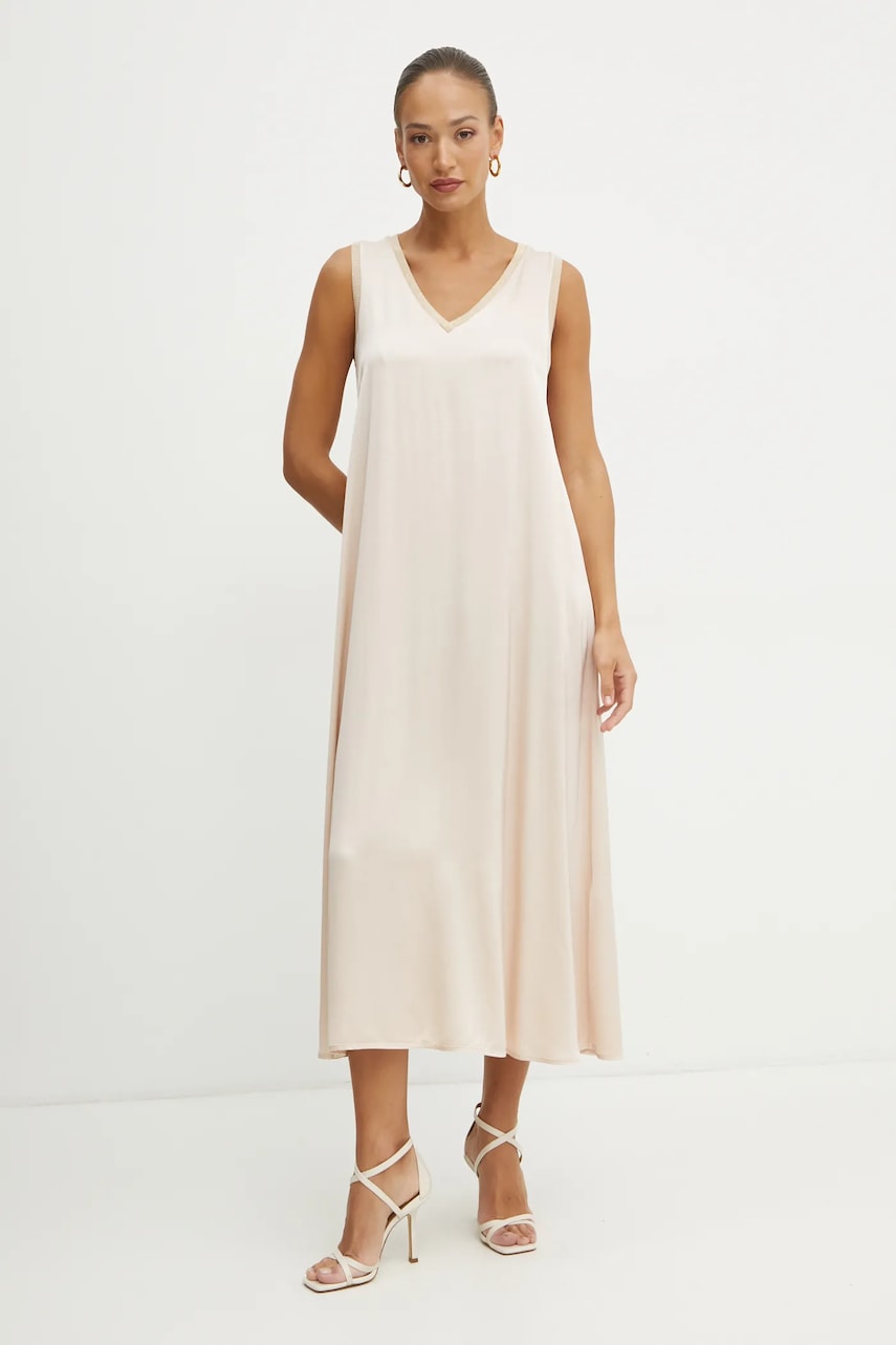 Fracomina rochie culoarea bej