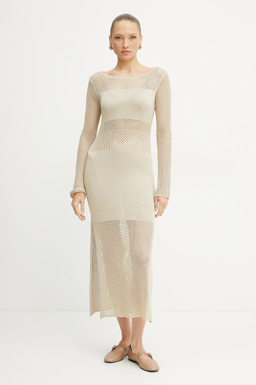 Fracomina rochie culoarea bej