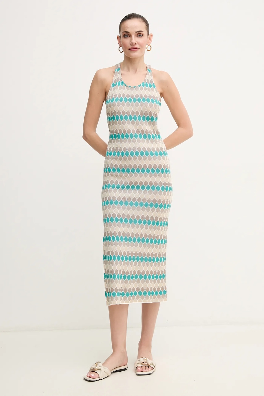 Fracomina rochie culoarea bej