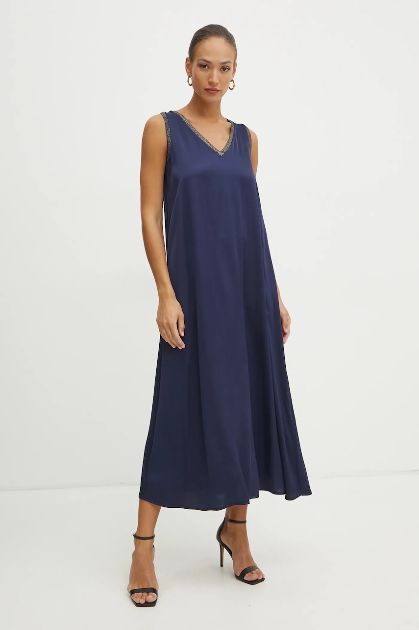 Fracomina rochie culoarea bleumarin
