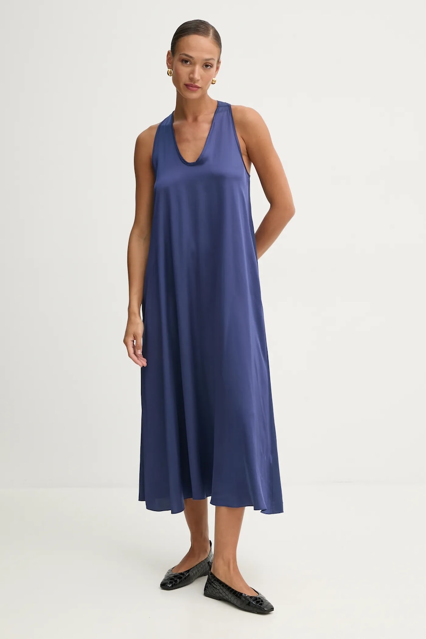Fracomina rochie culoarea bleumarin