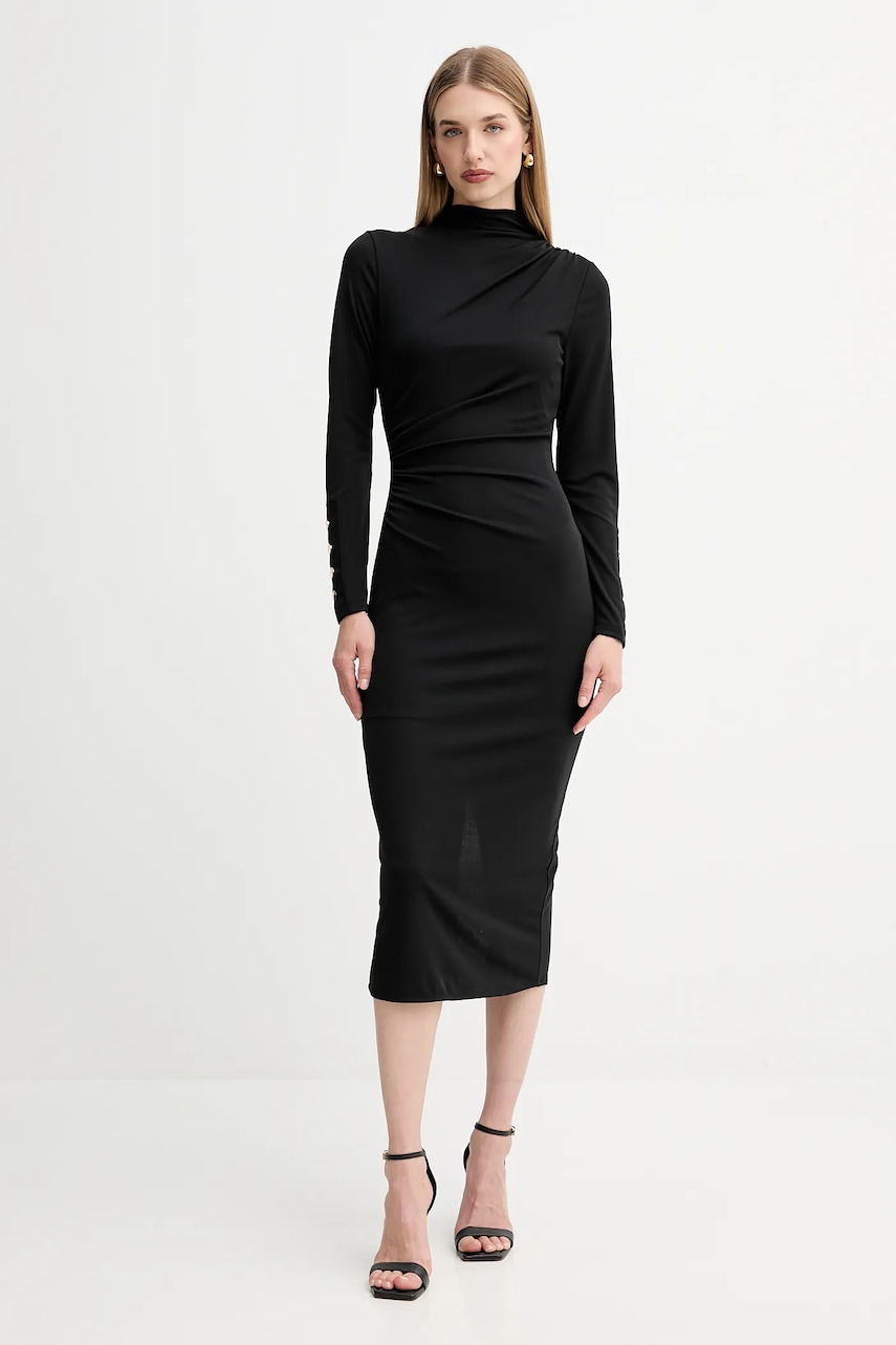Fracomina rochie culoarea negru