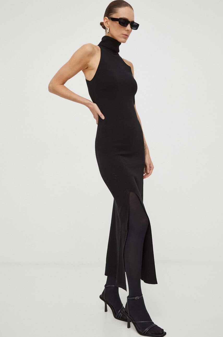 G-Star rochie din bumbac culoarea negru