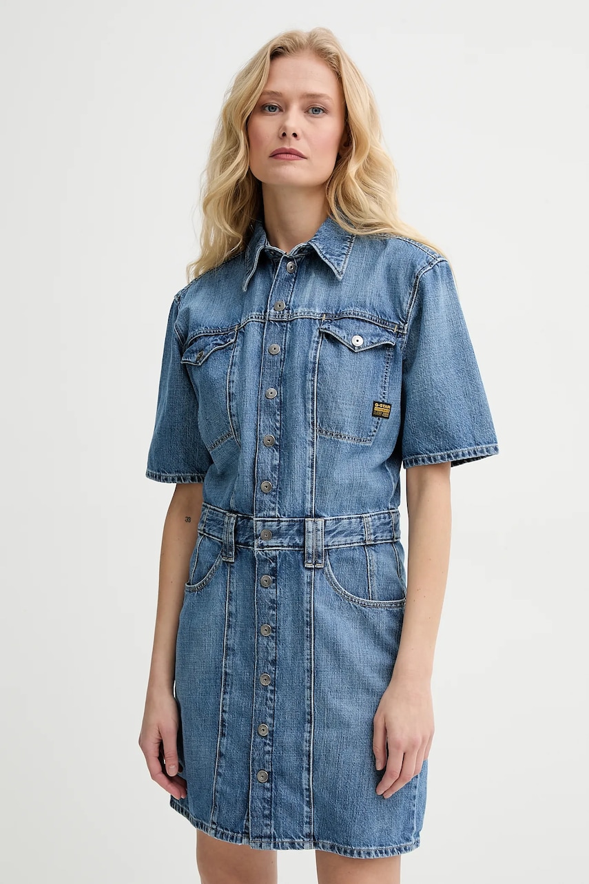 G-Star rochie din denim mini
