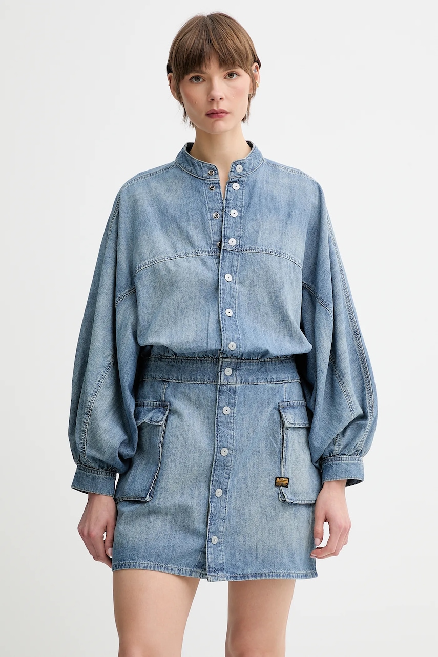 G-Star rochie din denim mini