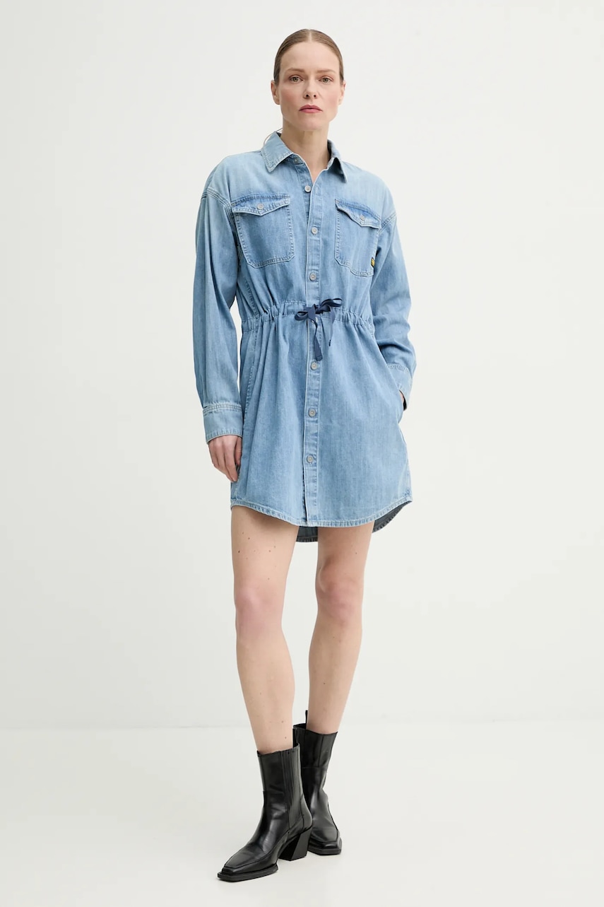 G-Star rochie din denim mini