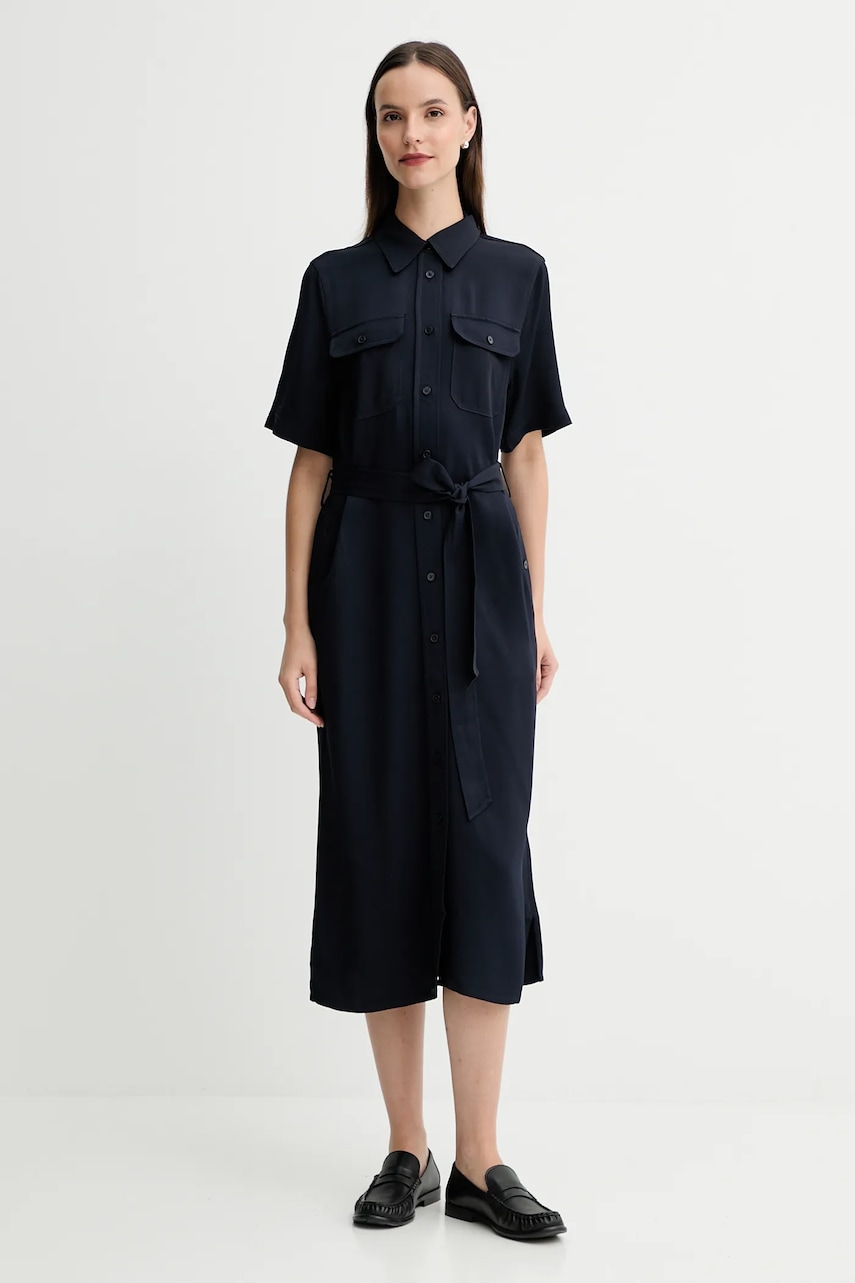 Gant rochie culoarea bleumarin