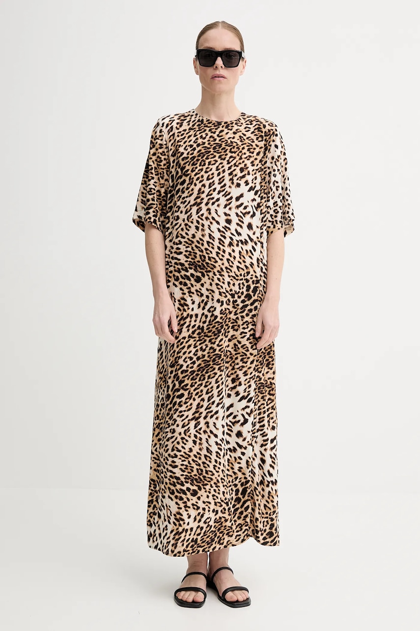 Gestuz rochie culoarea bej