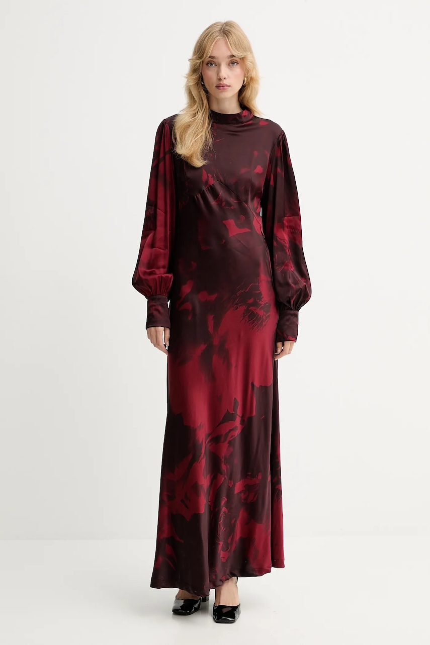 Gestuz rochie culoarea bordo