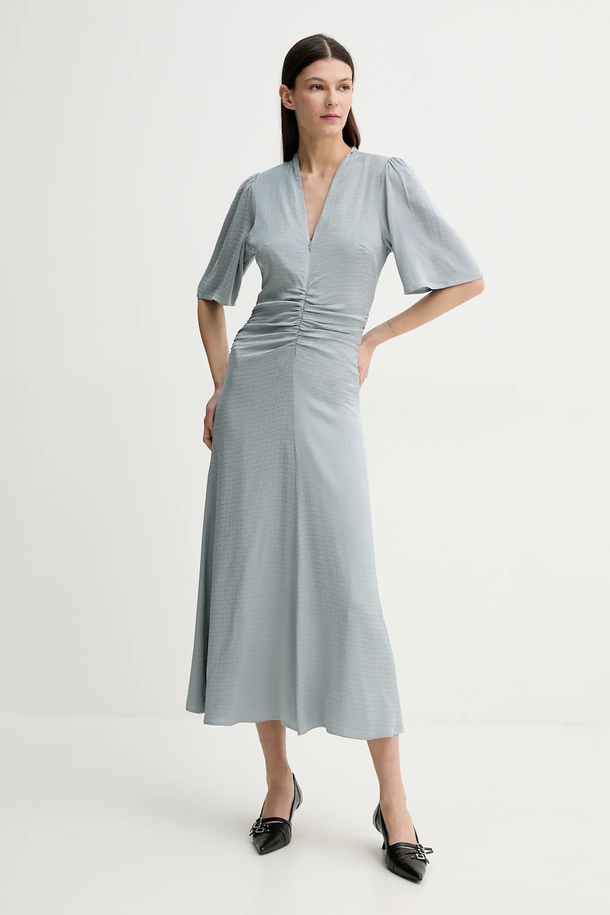 Gestuz rochie culoarea gri