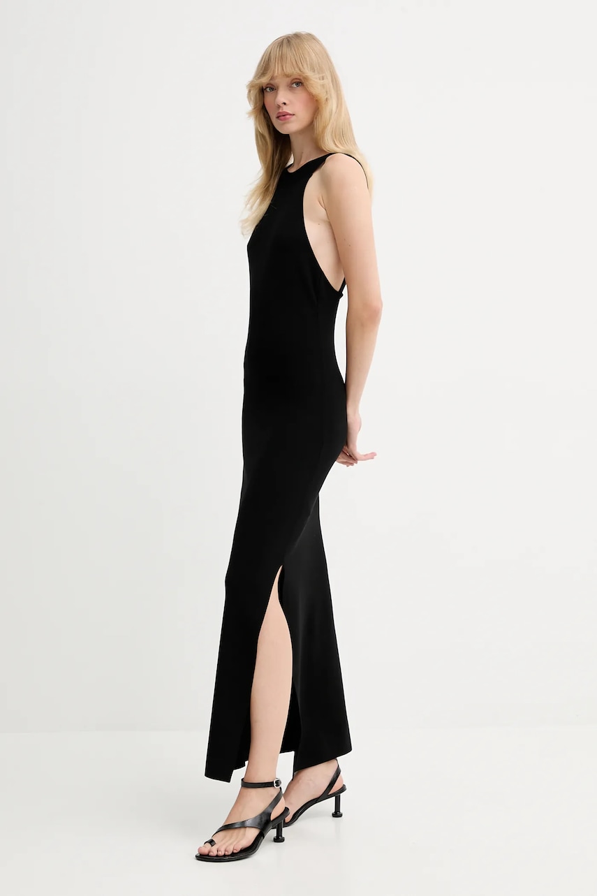 Gestuz rochie culoarea negru
