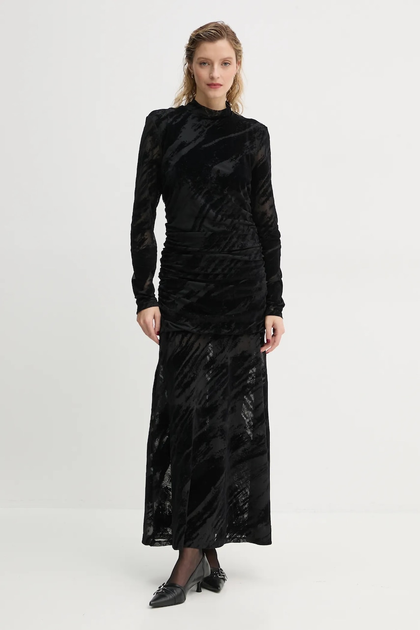Gestuz rochie culoarea negru