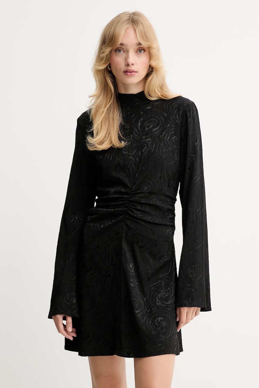 Gestuz rochie culoarea negru