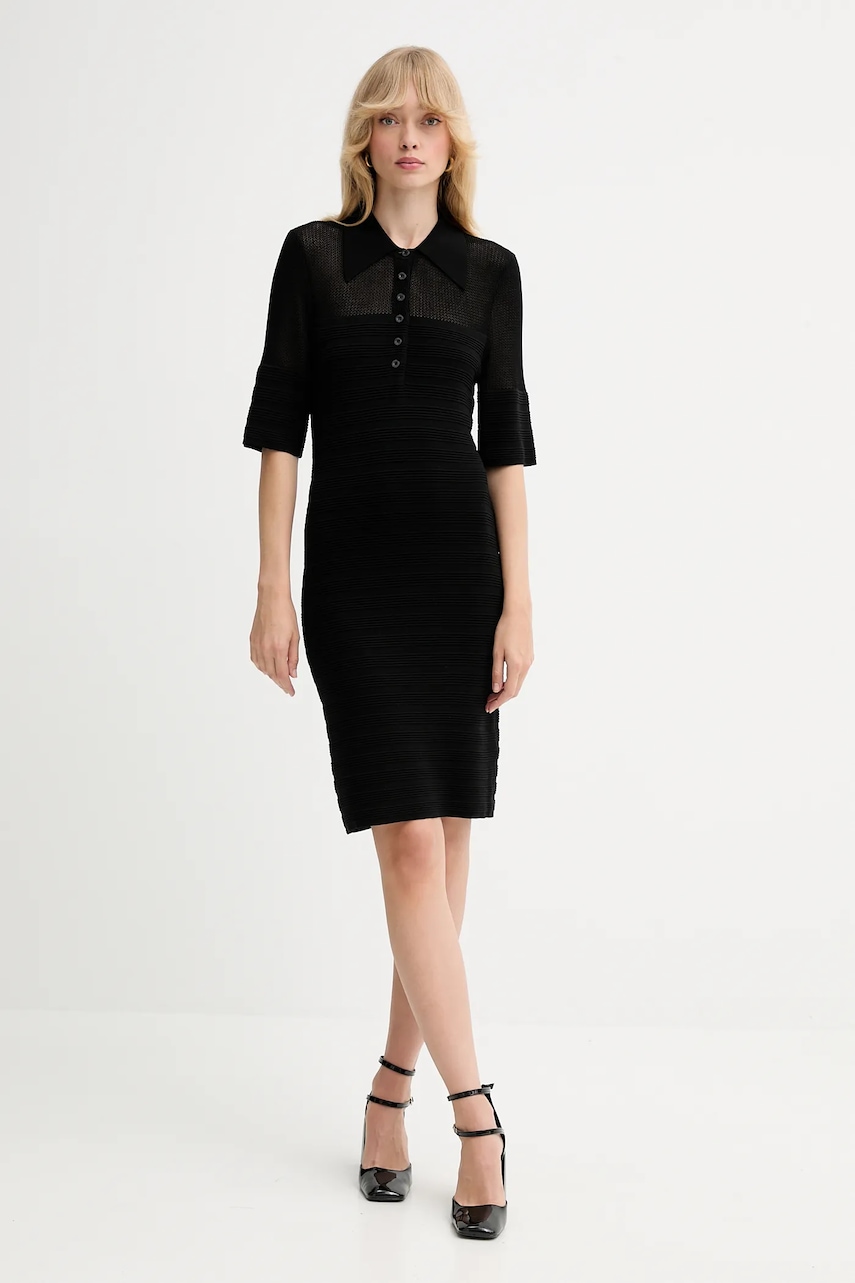 Gestuz rochie culoarea negru
