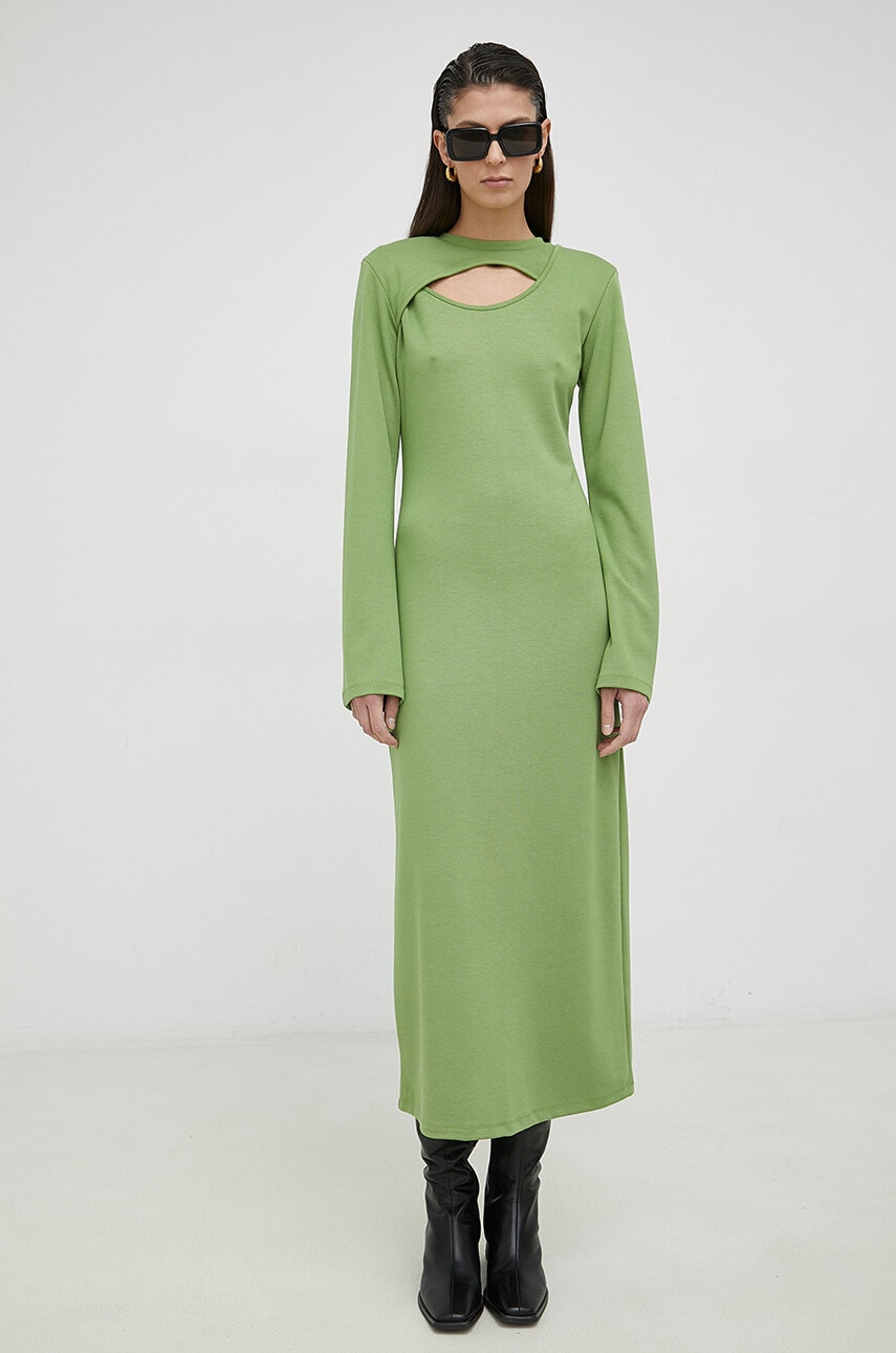 Gestuz rochie culoarea verde