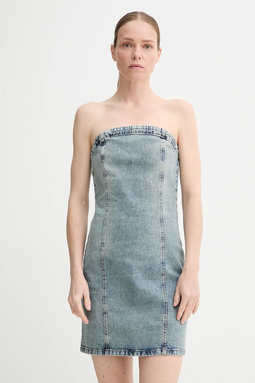 Gestuz rochie din denim mini