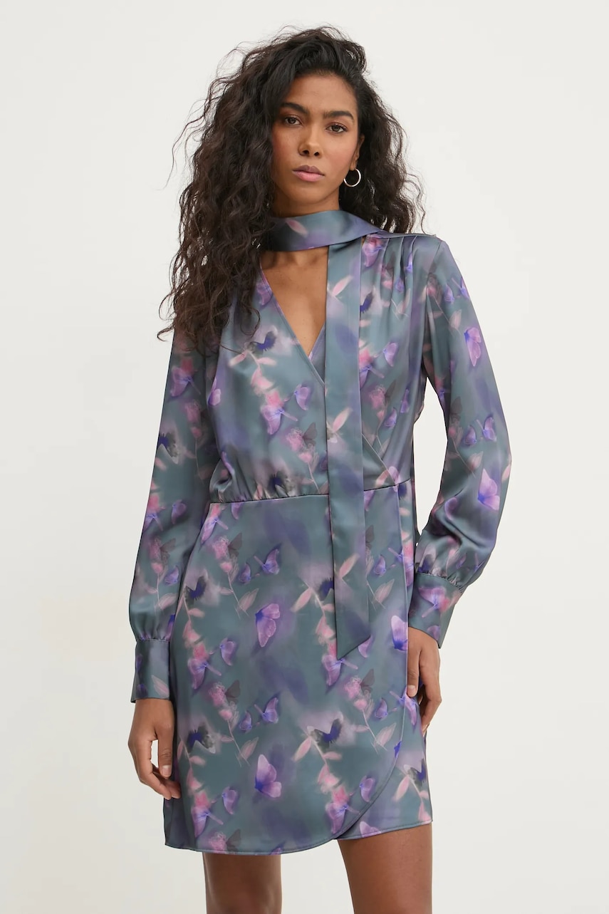 HUGO rochie culoarea gri
