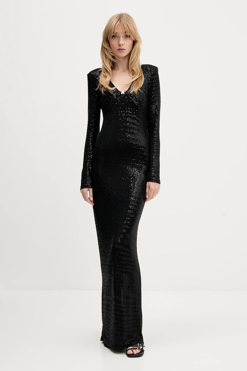 HUGO rochie culoarea negru