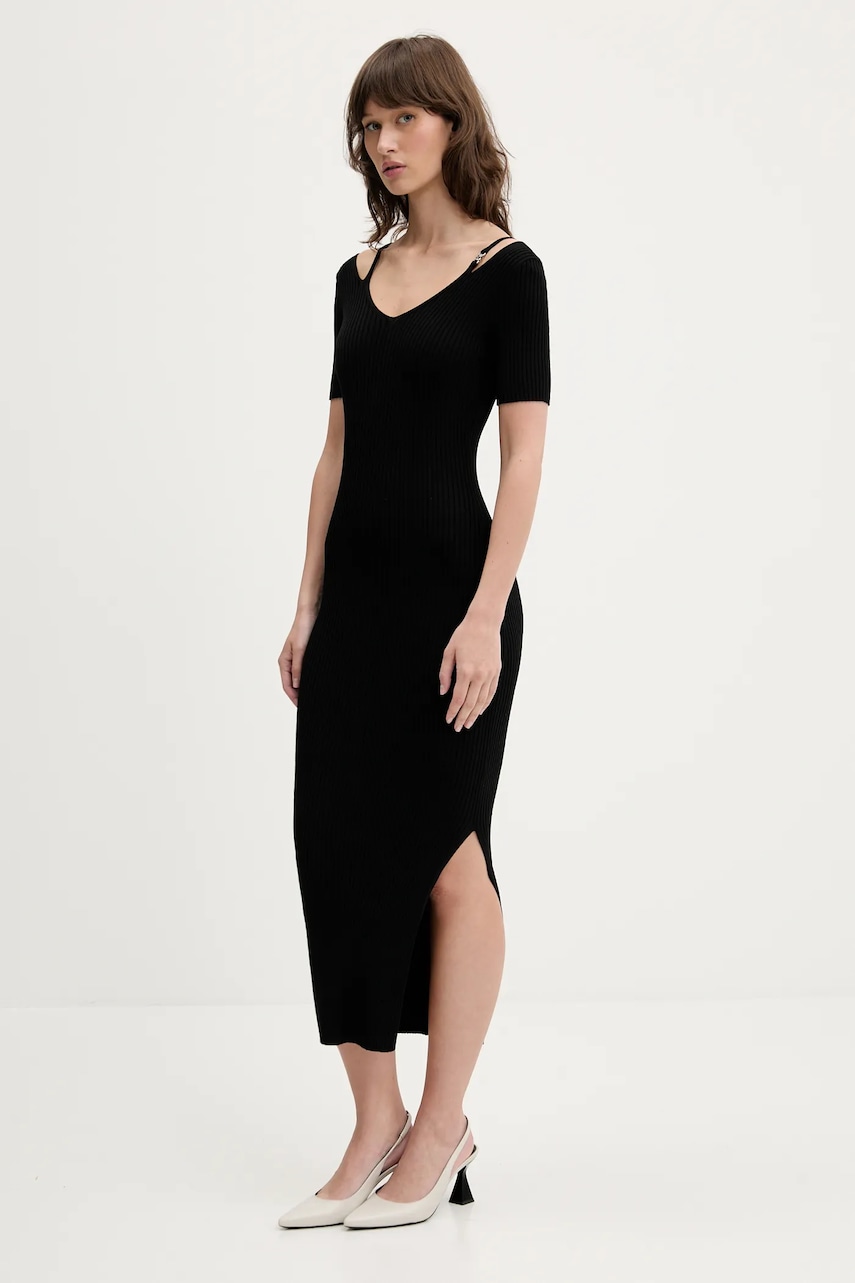HUGO rochie culoarea negru