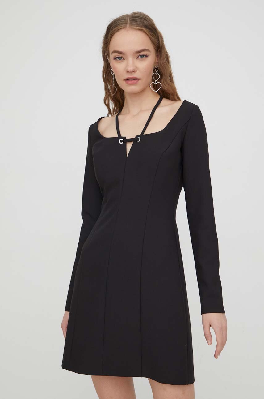 HUGO rochie culoarea negru