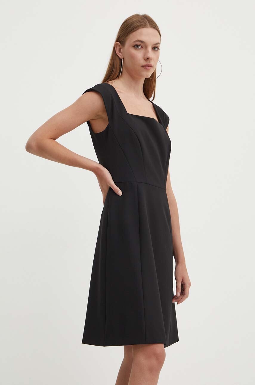 HUGO rochie culoarea negru