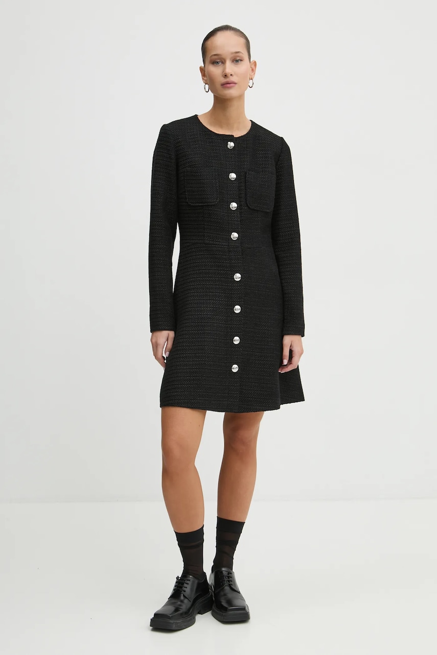 HUGO rochie culoarea negru