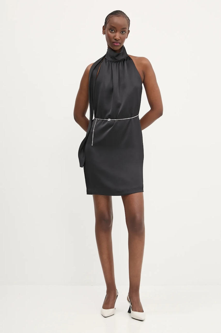 HUGO rochie culoarea negru
