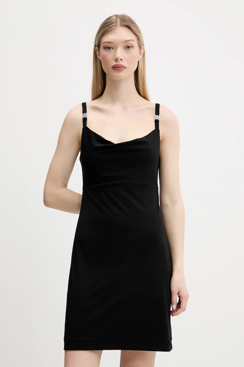 HUGO rochie culoarea negru