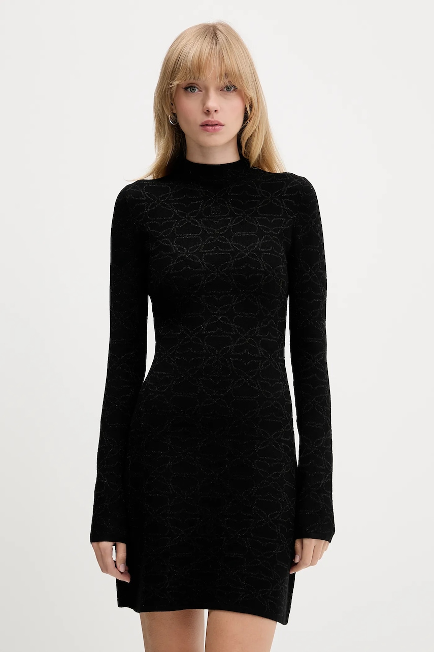 HUGO rochie culoarea negru