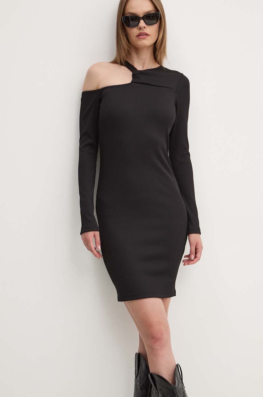 HUGO rochie culoarea negru