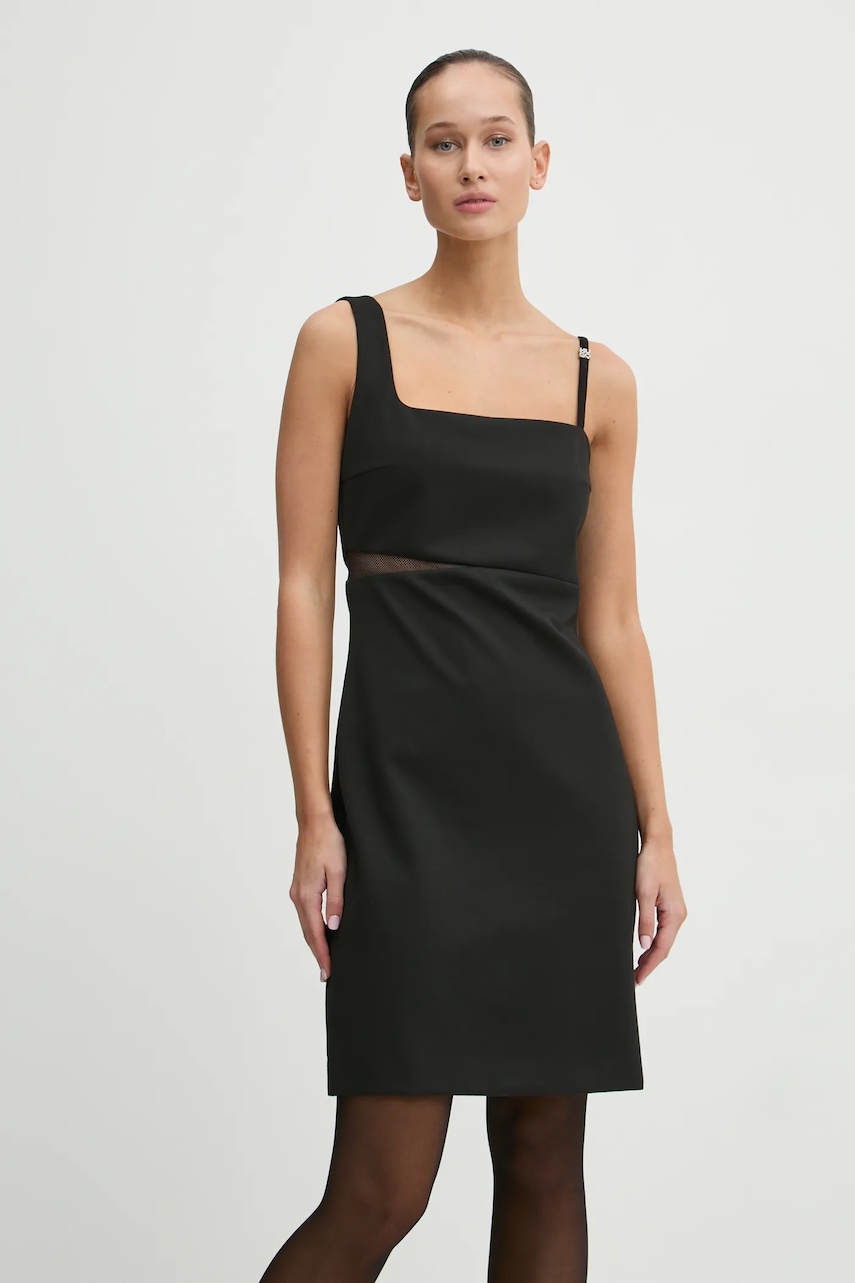 HUGO rochie culoarea negru