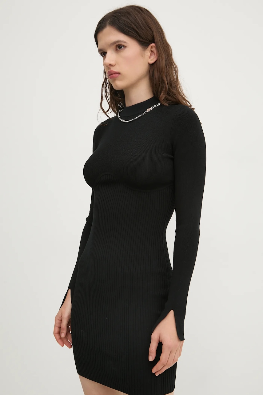 HUGO rochie culoarea negru