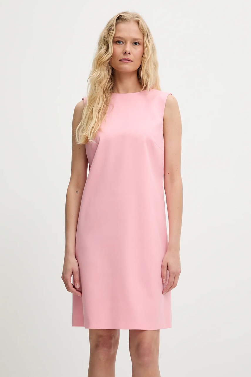 HUGO rochie culoarea roz