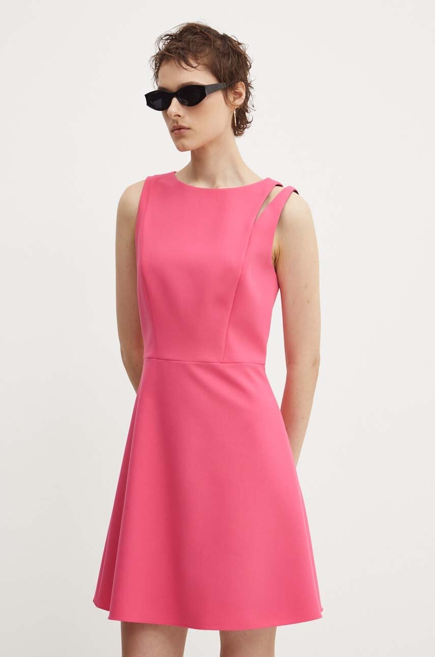 HUGO rochie culoarea roz