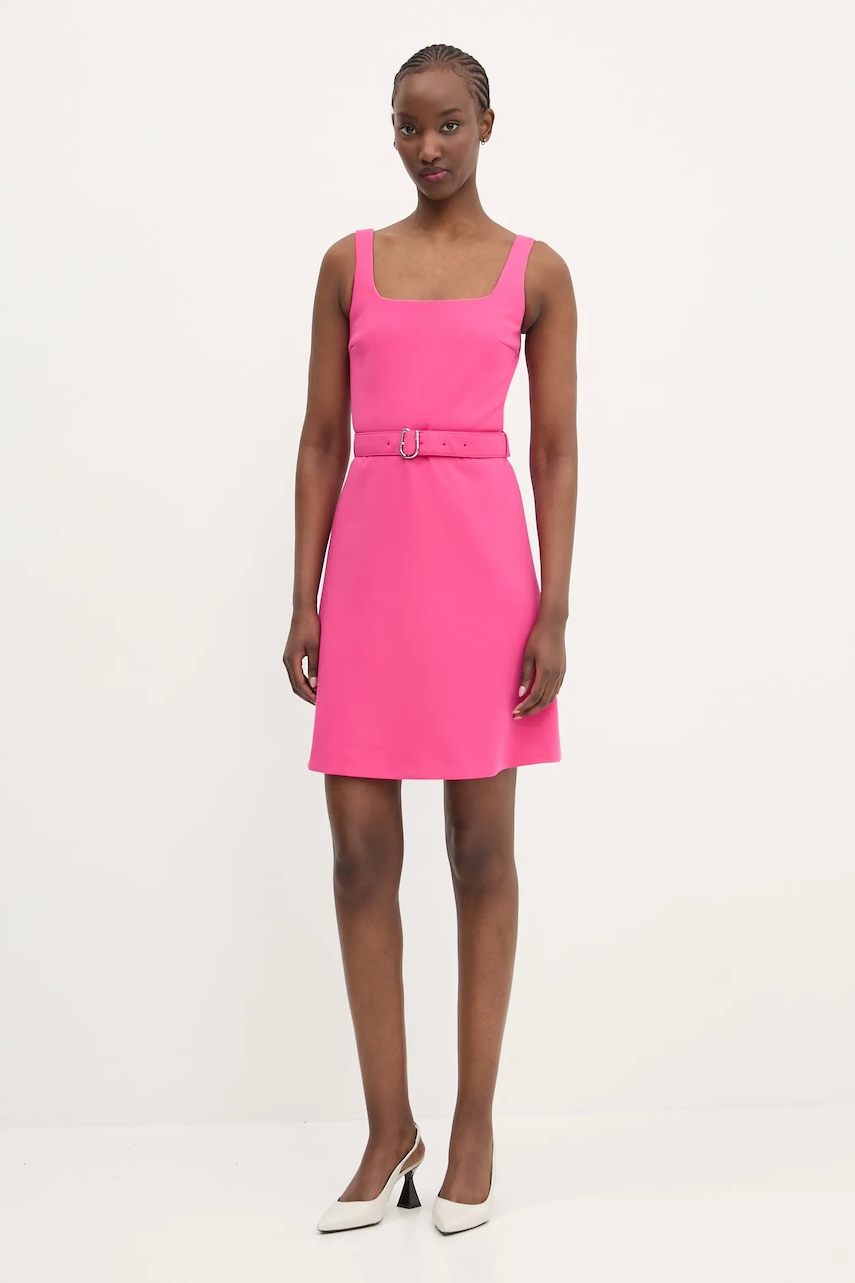 HUGO rochie culoarea roz
